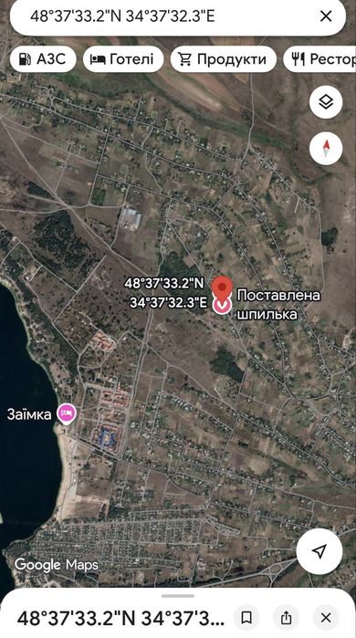 Єлизаветівка, ділянка 34 сотки,  5хв до Блакитного озера