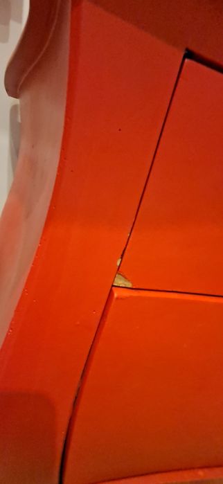 komoda rokoko w styl ludwikowski czerwona komoda glamour brzuchata