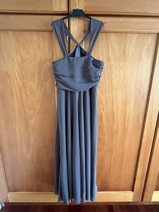 Vestido comprido muito elegante de cerimónia