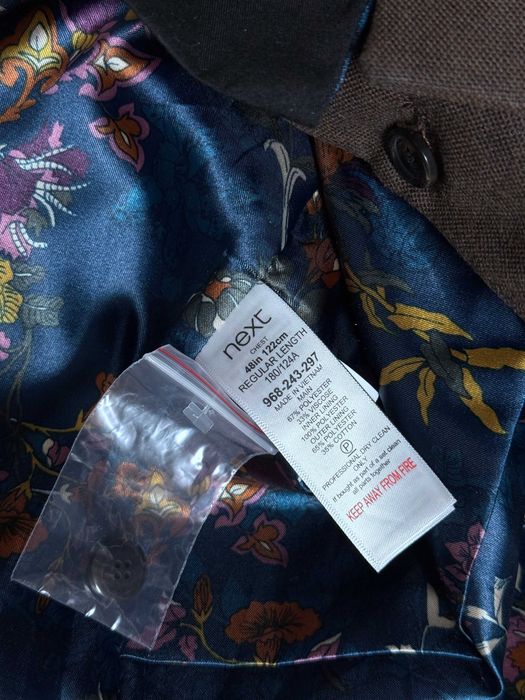 Жилет костюмний чоловічий XL 58 розмір Next Tailoring двобортний ошатний класичний офіційний елегантний колір коричневий шоколадний
