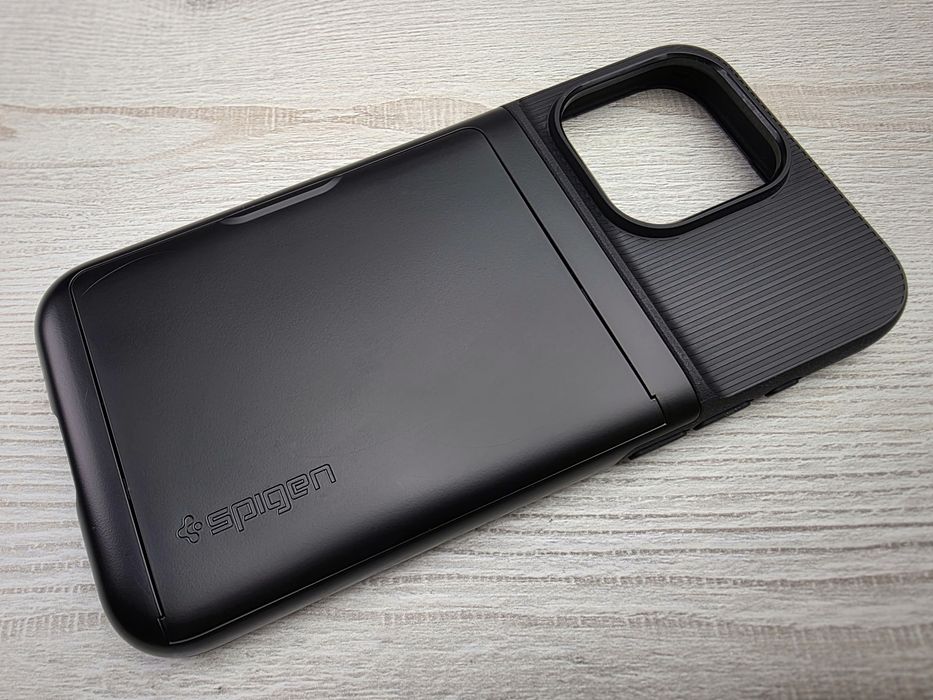 Чохол-гаманець Spigen Slim Armor CS Black для Apple iPhone 15 Pro Max