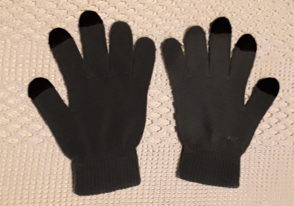 Luvas de inverno cinza rato, novas!