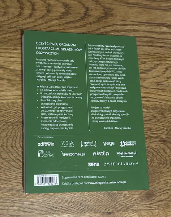 Książka „Dieta Raw Food”