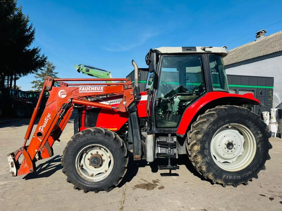 Massey Ferguson 5445 Dyna 4  4 cylindry 90 KM, z ładowaczem czołowym FAUCHEUX PRESTIGE 100