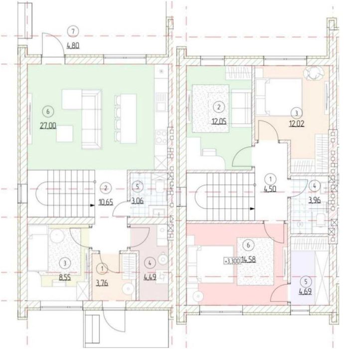 Дуплекс Ірпінь центр! Газове опалення. Без комісії