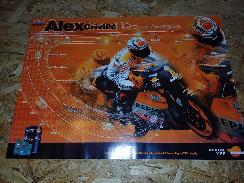 Lote de Posters Motociclismo anos 90