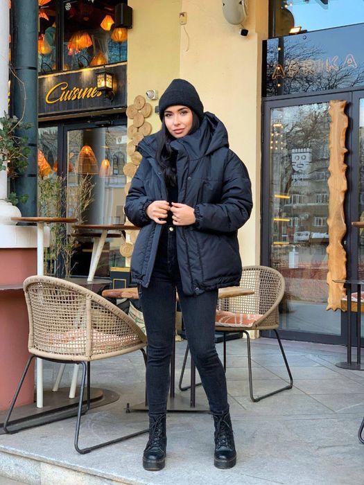 Жіноча тепла куртка (непродувна плащівка)