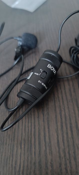 Microfone Boya By-M1 Pro II de lapela 6m