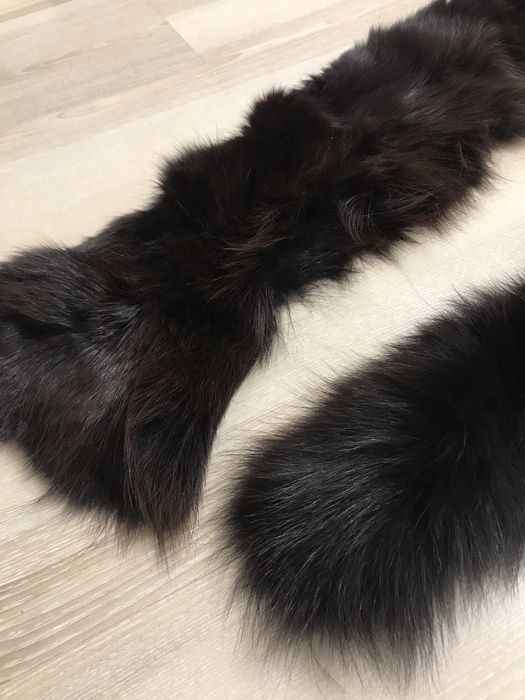 Kołnierz futrzany lis królik