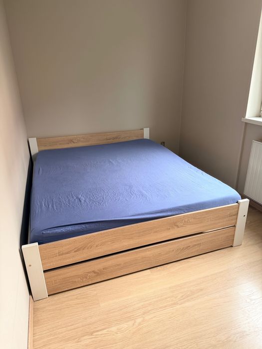 REZERWACJA Łóżko ze stelażem i materacem gratis 160 x 200