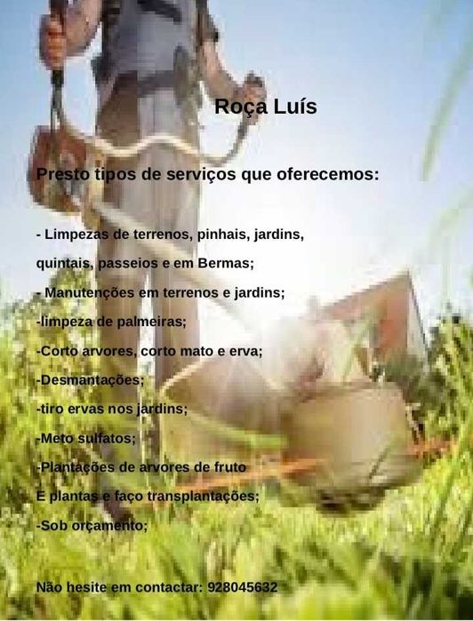 Serviços de jardinagem