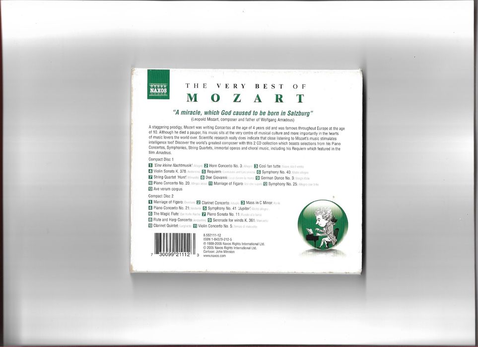 2 CD The very best of Mozart