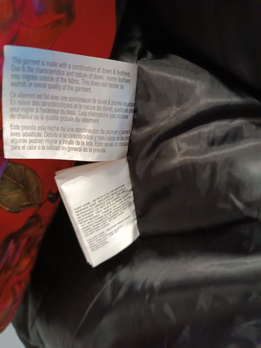 Puchowy płaszcz kurtka Michael Kors S M L pikowana zimowa 36 38 40