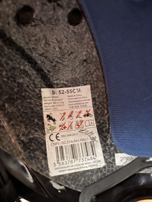 Kask jeździecki dla dziecka, rozmiar S