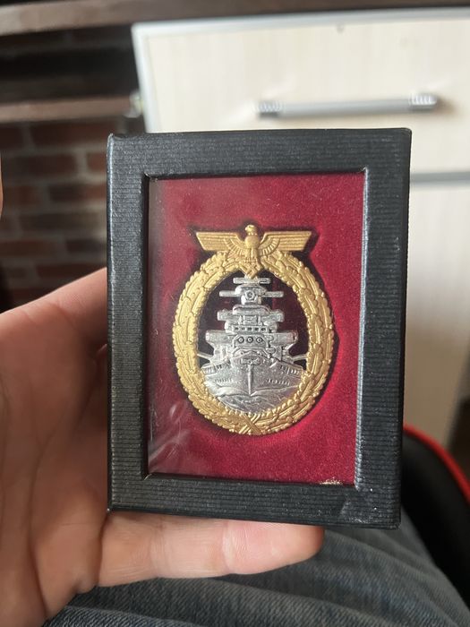 Odznaka kriegsmarine z pudełkiem