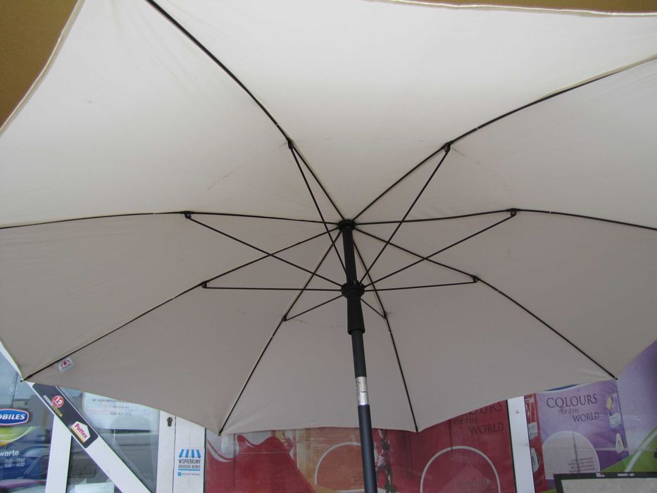 Parasol ogrodowy przeciwsłoneczny Rethink 200 cm okrągły