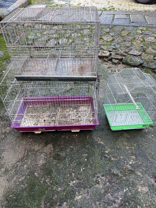 Gaiolas ninhos e acessorios