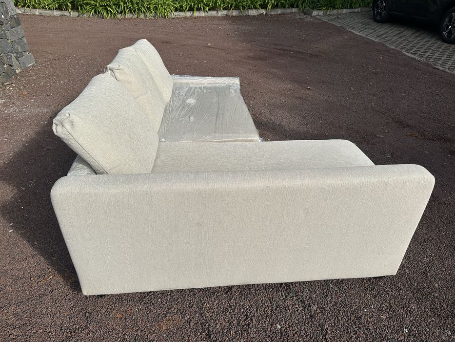 Sofa chaise longue sofa-cama e com arrumacao