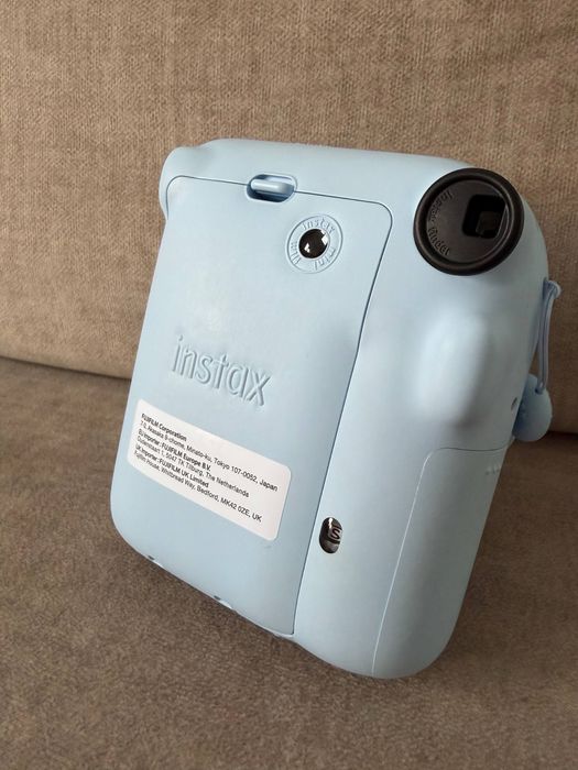 Instax mini 12 fujifilm блакитний полароід фотоапарат миттєвого друку