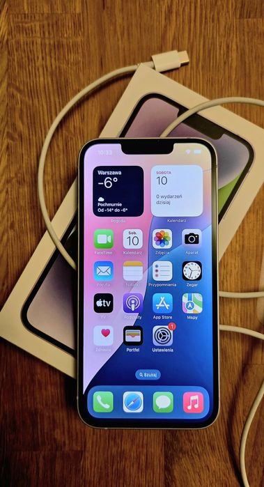 iPhone 14 128gb z pudełkiem
