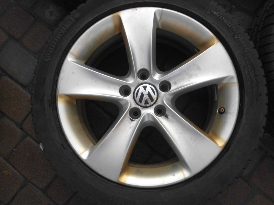 Колеса в боре R17 5x112 VW 205/50 Continental зимние