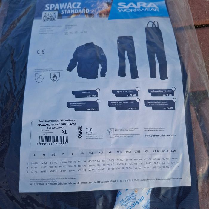 Ubranie spawalnicze Sara-polska firma