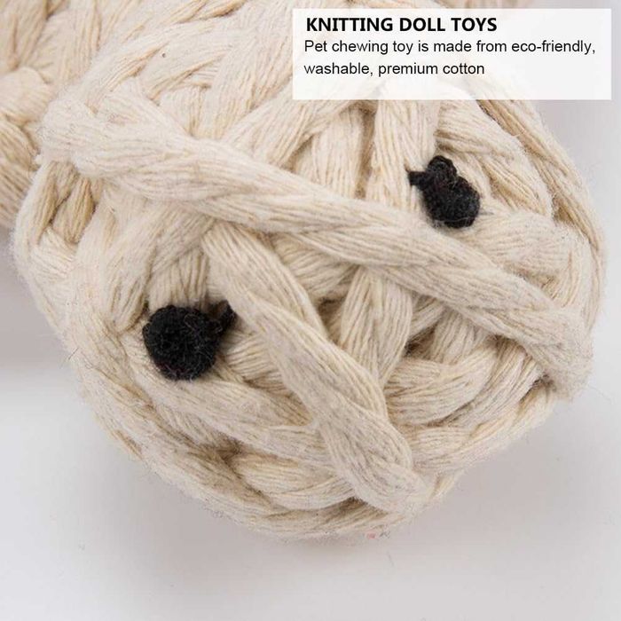 Szarpak dla psa mega mocny bawełniany zestaw 23cm