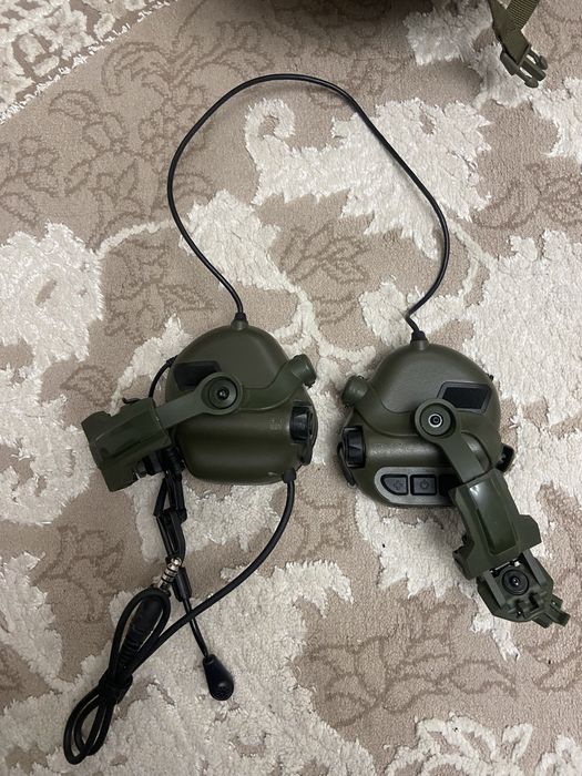 Тактичний чохол (кавер) на шолом, Bulletproof Helmet +навушники
