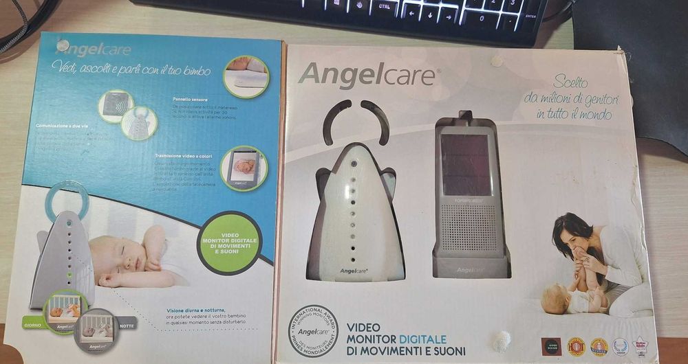 Monitor digital bebé com vídeo e detecção de som e movimento