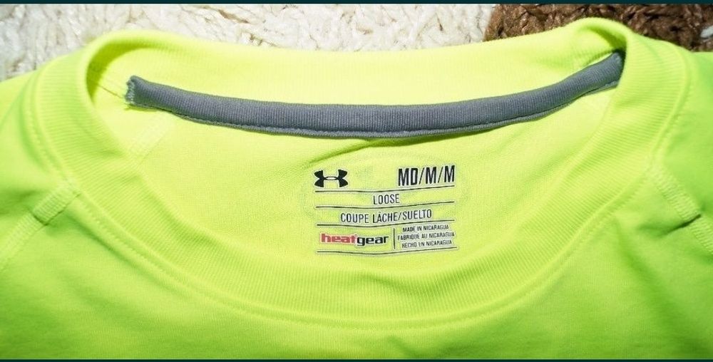 Чоловіча футболка Under Armour Loose HeatGear, салатова, р. M