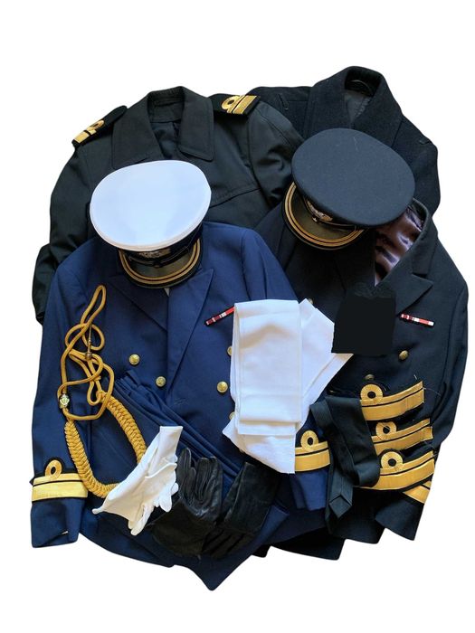 PRL: Marynarka Wojenna Mundury Komplet LWP Wielki Zestaw!