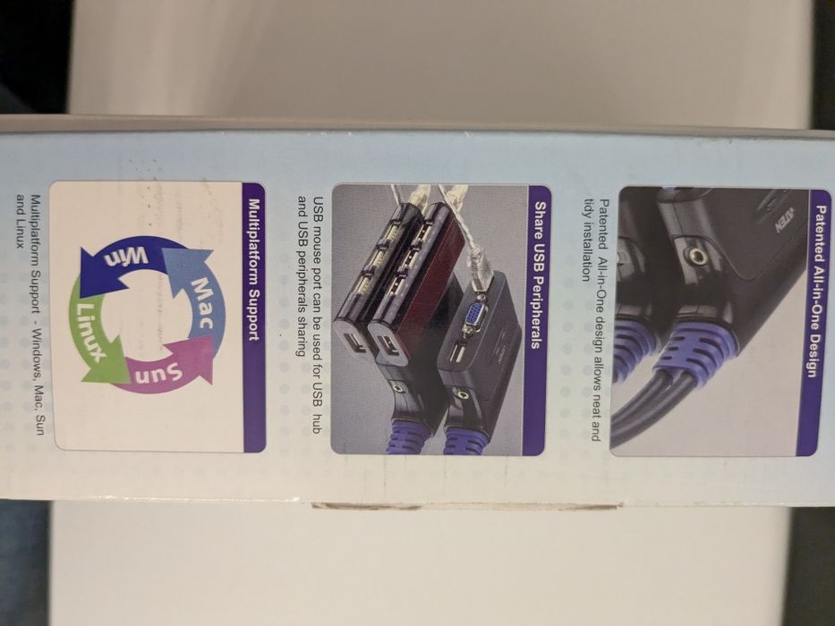 Data switch usb e monitor