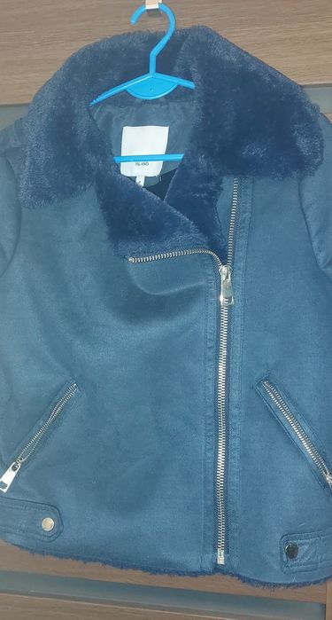 Kurtka damska ramoneska futerko River Island r.36