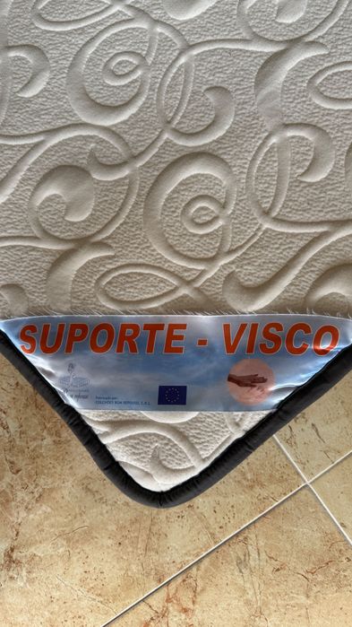 Cobertura Acolchoada (Topper) Suporte Visco – 190x160cm – Altura 5cm