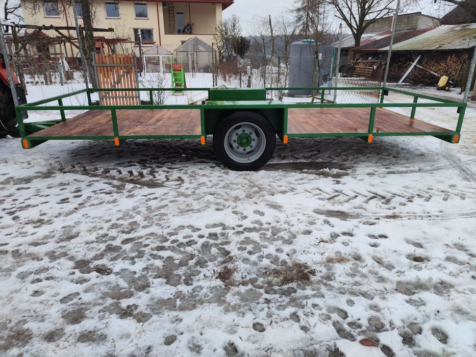 Platforma niskopodłogowa 55cm niskopodwoziowa przyczepa dłużyca do sło
