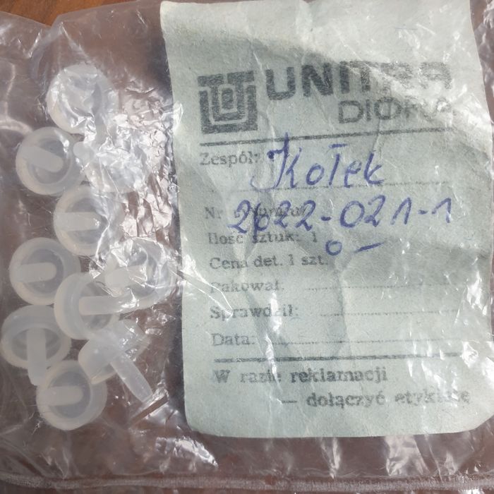 Stopki do wieży UNITRA DIORA serie 042 itp. kpl 10 szt  100% oryginał
