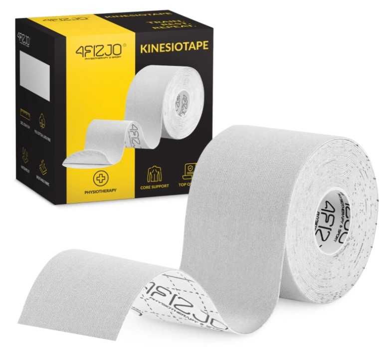 Taśma do kinesiotapingu 4FIZJO TEJPY PLASTRY Wodoodporna Tejpy TAPING