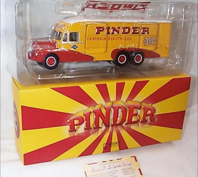Miniatura 1/43 Camião Central Eléctrica Circo Pinder