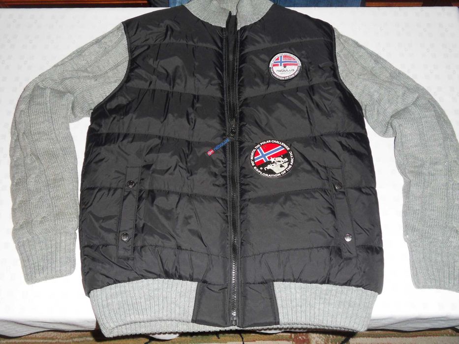 kurtka męska dwustronna, ocieplana Nebulus XL-,bomberka,pilotka