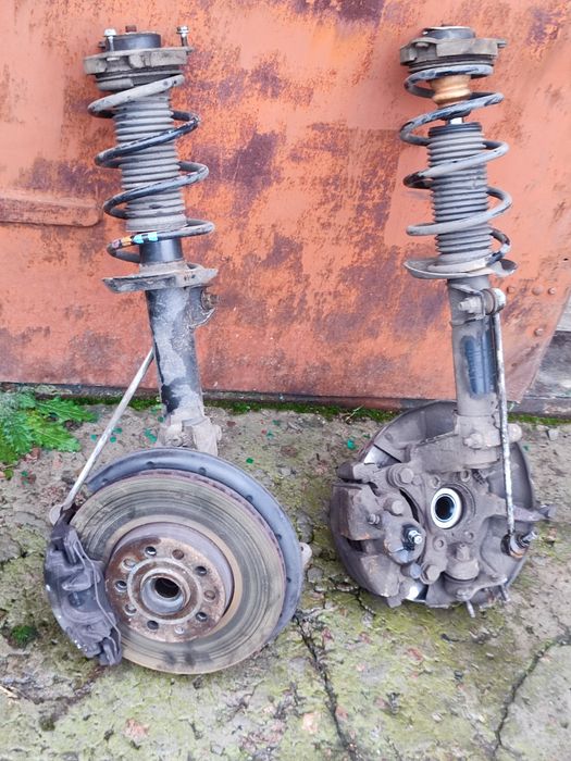 Цапфа, поворотный кулак, амортизатор, пружины, , суппорт Октавия А5