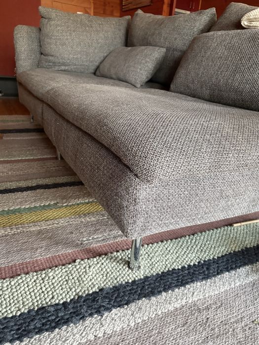 Sofá Söderhamn, do IKEA, 3 lugares, cinza