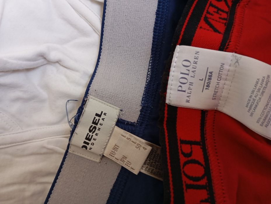 Bokserki męskie 4 pary diesel Ralph Lauren
