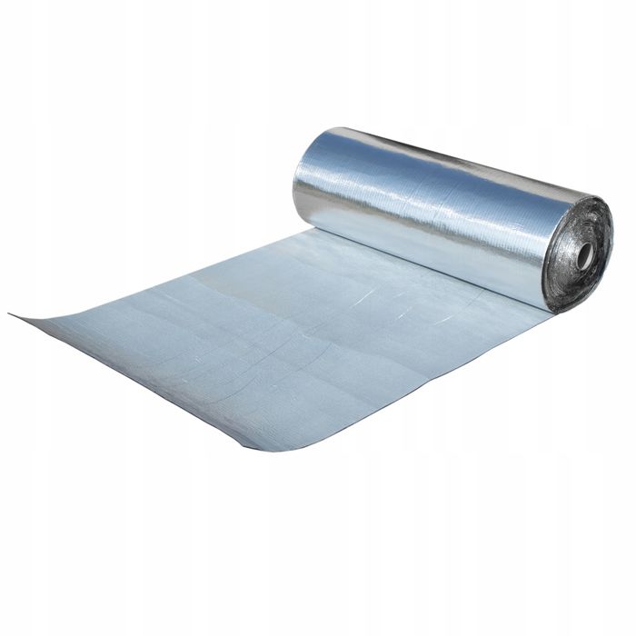 Mata TERMOIZOLACYJNA Pianka ALUMINIUM z klejem samoprzylepna 3mm