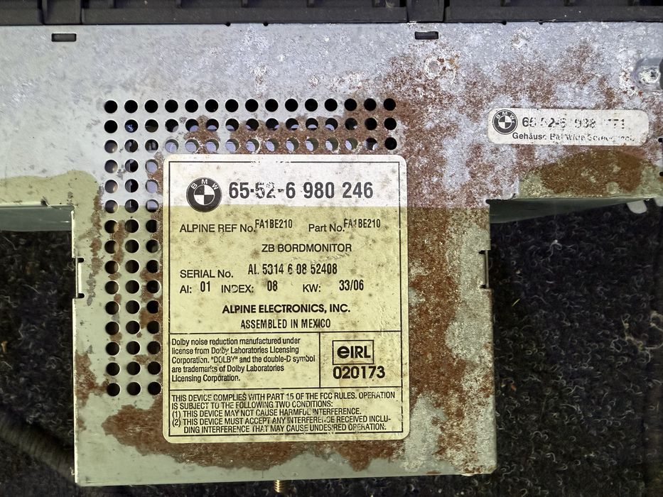 Штатна магнітола bmw e53