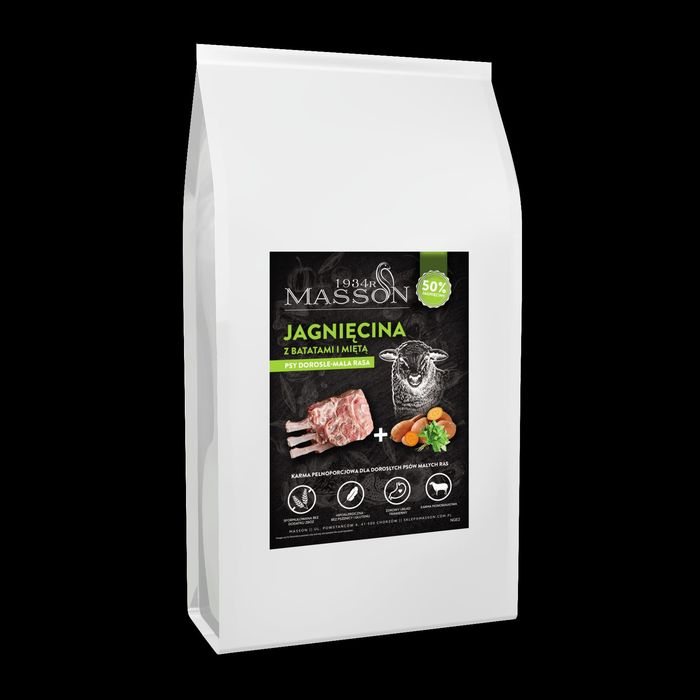 Karma Monoproteinowa Dla Dorosłych Psów Małych Ras 2kg Masson
