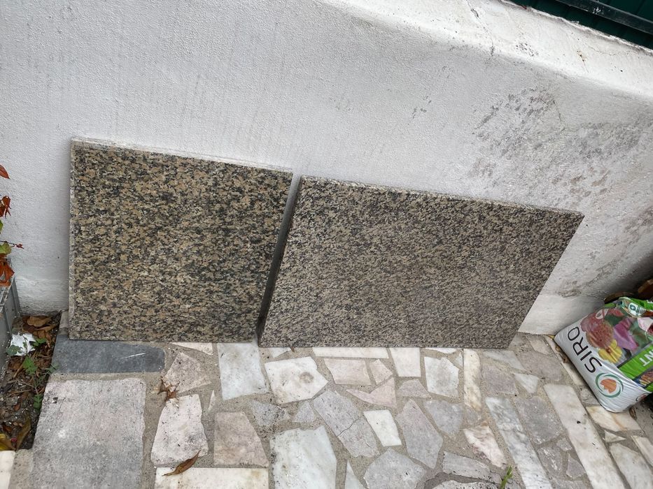 Bancada pedra marmore (4 placas e cuba dupla)