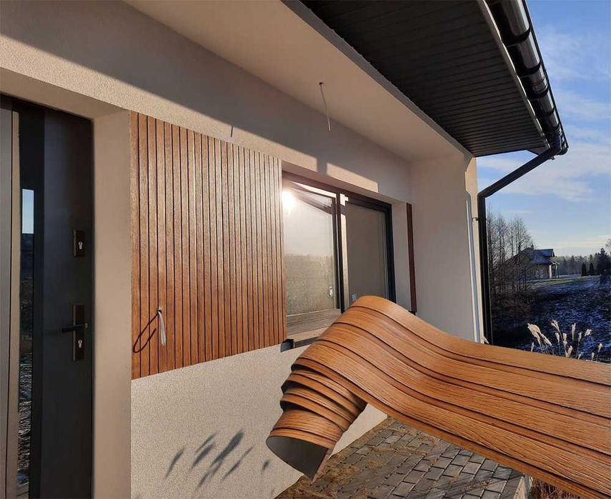 Deska Elewacyjna Elastyczna Imitacja Drewna Lamele Pełny System