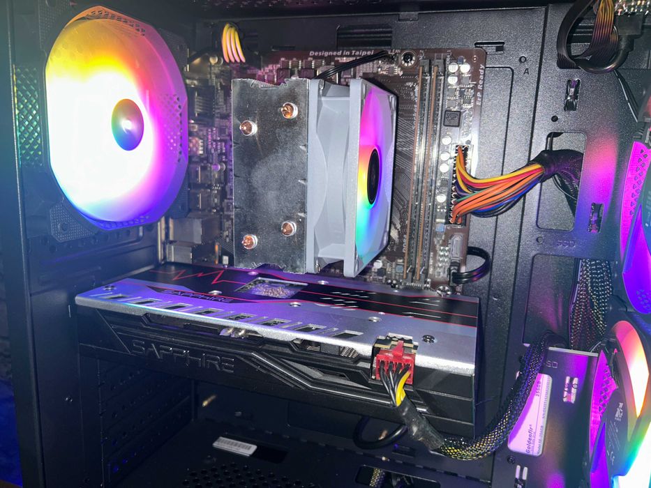 Бесплатная доставка! Игровой ПК Ryzen 5 1600/16GB DDR4/RX 570 8GB