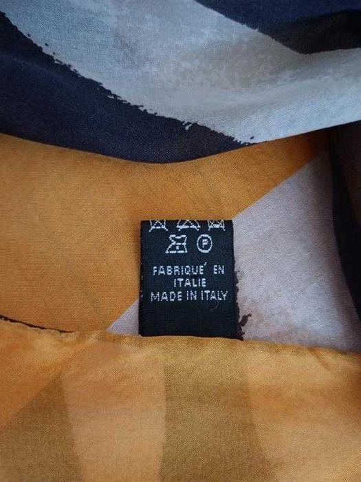 Шовкова хустка max mara — 100% шовк, італія — 116х119 см
