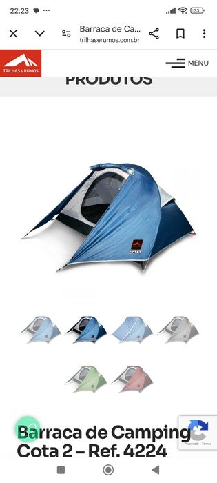 Tenda de Camping nunca usada 2 pessoas